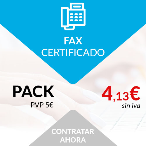 fax certificado