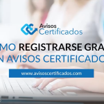 registro gratis en avisos certificados