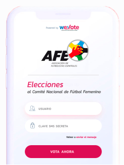 eVoto Móvil weVote Avisos Certificados eVoto Móvil weVote Avisos Certificados